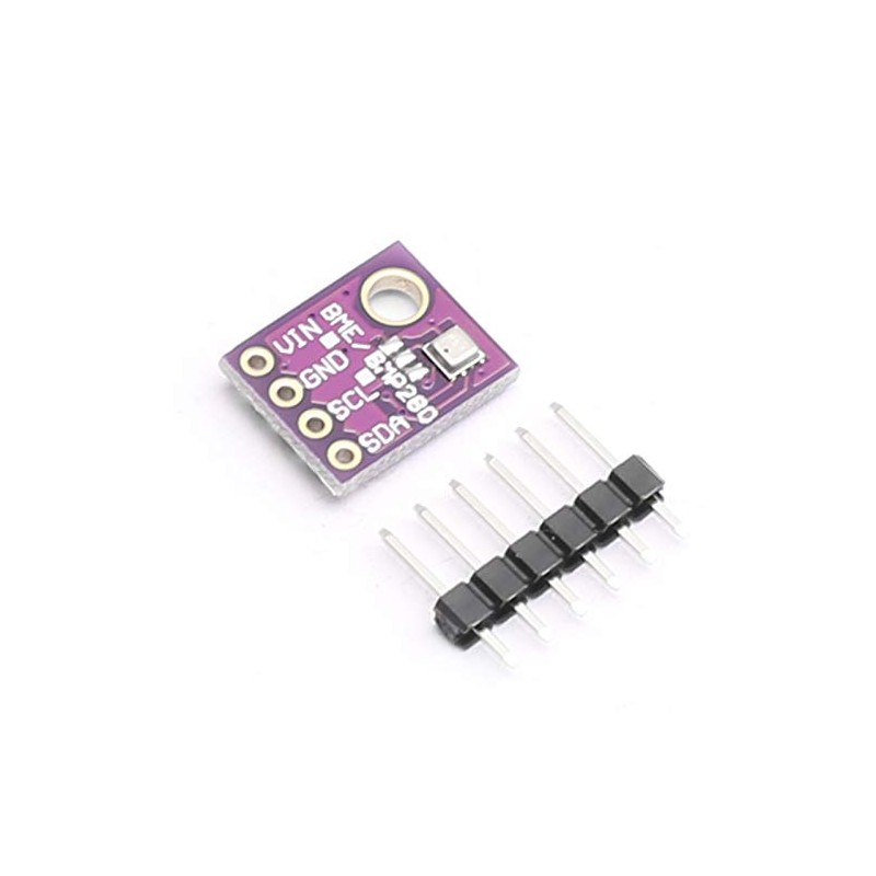 DEVMO BME280 Digital Temperature Humidity Barometric Pressure Sensor Module, 5V