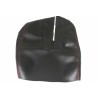 Kar Designers Black w/Red Stitching Leather Center Console Lid Cover