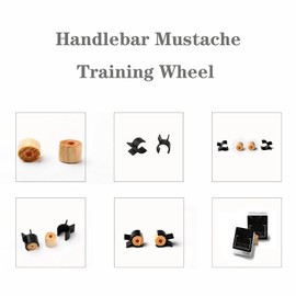 1 Pair Mustache Curler, Mustache Styling Template, Handlebar Mustache Training Wheels, Beard Shaper Tool Portable Mustache Styling Template Shaping Tool