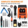 TOOLOUR 2-IN-1 851D Soldering Iron Hot Air Rework Station, 302°F-932°F