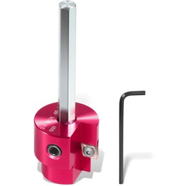 1-Inch Head Plastic Pipe Fitting Reamer With 1/4-Inch Hex Shaft, PVC Fitting Saver for PVC, SCH40, ABS, CPVC Water, Drain, Vent Lines, Fits Standard 1/2" Drills