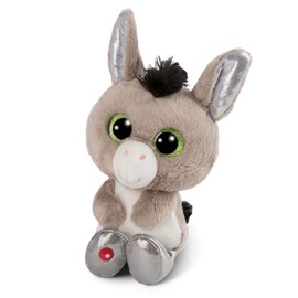 NICI Glubschis: The Original - Glubschis Donki Donki 25 cm - Cuddly Toy Donkey with Big Eyes - Fluffy Plush Toy with Large Glitter Eyes - Cuddly Toy for Cuddly Toy Lovers
