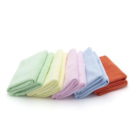 Mintra - Paños de limpieza de microfibra (12.6 x 12.6 pulgadas) (surtidos, 12 x 12.6 pulgadas)