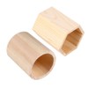 Operitacx Handgefertigte Stifthalter Aus Holz 2 Stück Holzeimer Für Schreibtisch-organizer