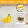 Sexoeie 2Pcs Banana Hanger Magnetic Folding for Easy Storage,Banana Hook