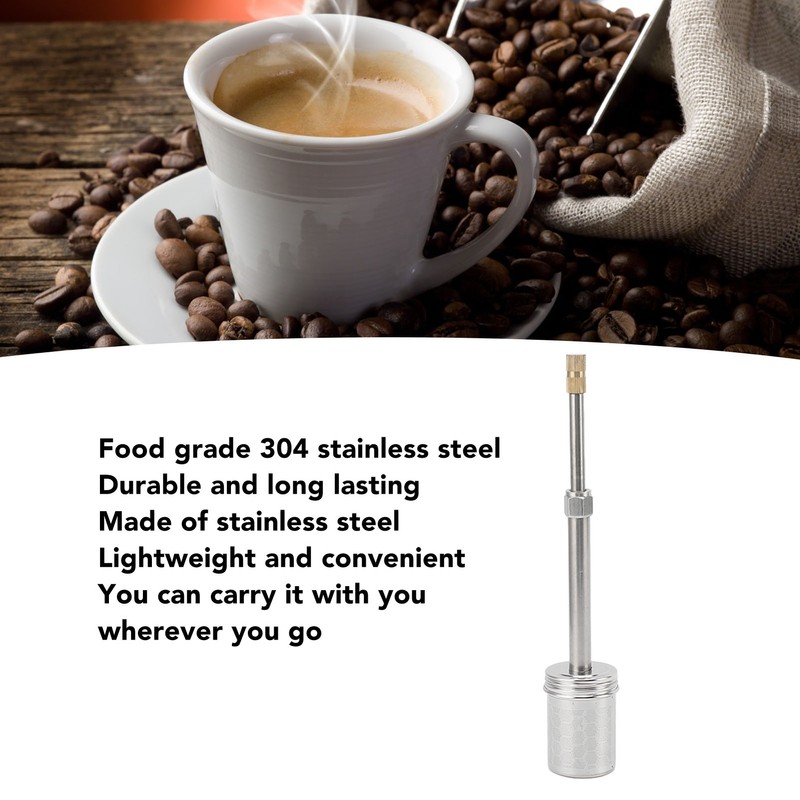 Manual Coffee Tea Press Filter Maker 304 Stainless Steel Fine