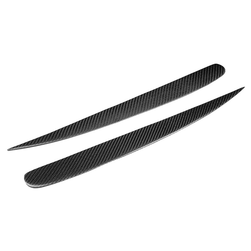 2pcs Carbon Fiber Headlight Eyebrow Eyelid Cover Fit for Honda
