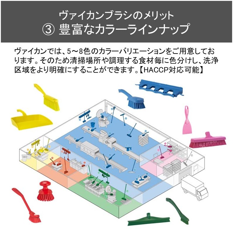 Vikan 6440 Nail Brush, Polyester, Yellow, 1