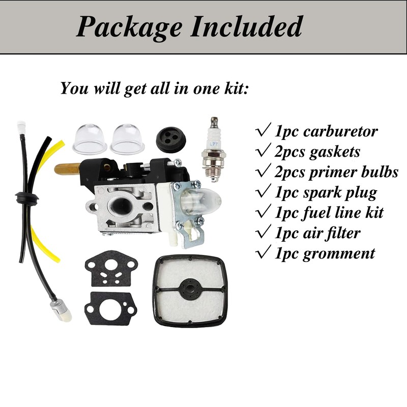 Carburetor Compatible for Echo HC-150 21.2CC Gas 2-Stroke Cycle Hedge