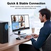 OrcoW Bluetooth Headsets with Dual Mic V5.4 Single wireless Headset