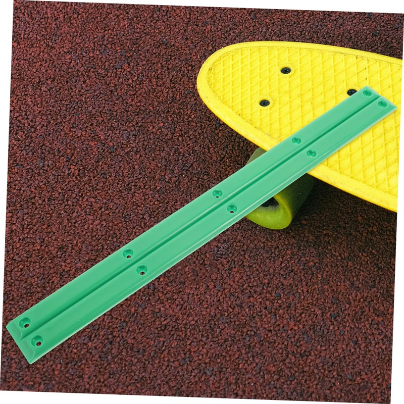 Outanaya 2pcs Dualhead Skateboard Rail Guards Impact-Resistant Rib Bones Rail