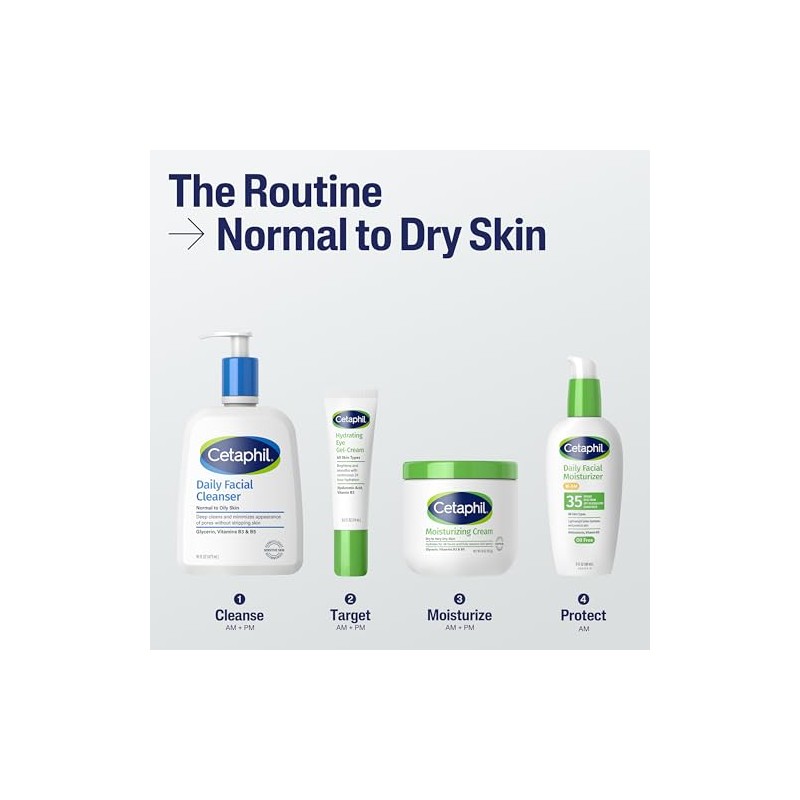 Jabón Facial Cetaphil Limpiador Diario Pieles Sensibles Mixtas Grasas Espuma