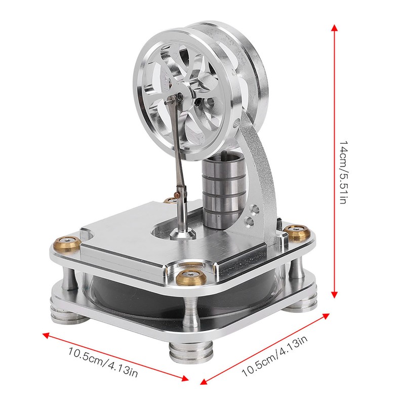 Low Temperature Difference Stirling Engine Model Hot Water Drive Engine