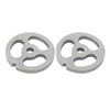 2Pcs Meat Grinder Plate Discs Blade 3 Hole Stainless Steel