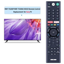 PZL RMF-TX200P RMF-TX300A Voice Remote Control for Sony Bravia TV RMF-TX200U RMF-TX200E RMF-TX200A KD-75X9000E KD-49X8000E KD-43X8000E KD-75X9400E KD-65X9300E KD-65X9000E KD-75X8500E KD-43X8000D
