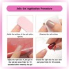 french tip press on nails short，30 pcs glossy diamond nails