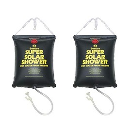 New Solstice 3.75 Gallon Super Solar Sun Backpacking Camping Outdoor Showers (2 Pack)