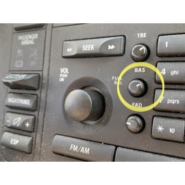 Saab 1x Saab 9-3 2003-2006 93 ICM Radio SMALL Knob Treble Fader Bass 12775793 0200215