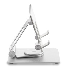 ViewSonic LCD-STND-001 Portable Monitor Stand with 360 Swivel, Tilt, and Height Adjustment for Monitors up to 17 Inches