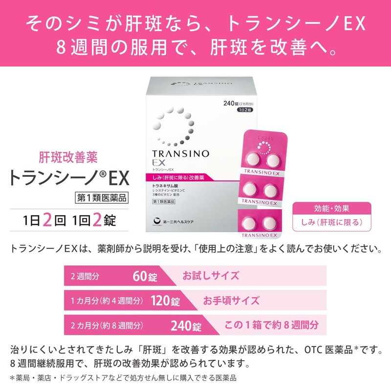 【第1類医薬品】トランシーノEX 60錠