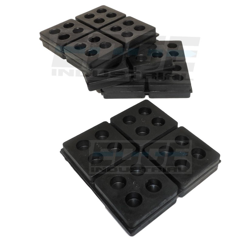 HEAVY DUTY ANTI VIBRATION ISOLATION PADS 4" X 4" X
