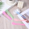 Alrhso 6Pcs Makeup Scoops Spatulas, Plastic Beauty Spoon Cream Brush