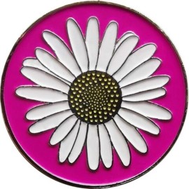 Be The Ball 4U Daisy Flower Magnetic Golf Ball Marker & Matching Hat Clip - Yellow