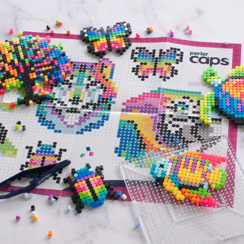 Perler Colors of Nature Deluxe Box Caps Beads Kit, 4000pcs