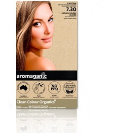 Aromaganic Permanent Hair Colour 7.30GN Medium Golden Blonde