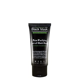 Shills SHILLS Blackhead Remover Cleaner Purifying Deep Cleansing Acne Peel off Face Mask, Black Mud, 50 mL