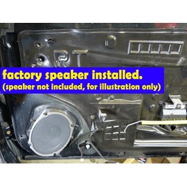 Universal 6"x9" 6x9 to 6 1/2" 6.5 Speaker Adapter Spacer Rings - SAK045_55-4 Pair