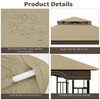 Replacement Gazebo Canopy for 10x12 Regency II Model L-GZ798PST |