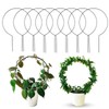 Acrux7 10 Pcs Circle Trellis for Climbing Plants Indoor Small