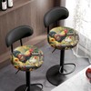 2 Pack Elastic Bar Stool Seat Covers Stool Covers Round