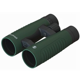 Bushnell 10x42 Excursion Roof Prism Binoculars, Green, Bundle with Telescoping Stool/Chair and Cleaning Cloth