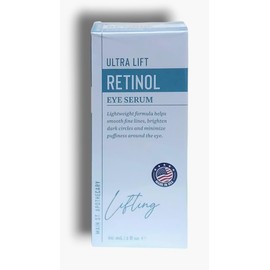 Main ST. Apothecary | Ultra Lift Retinol - Eye Serum | Lightweight Formula for Fine Lines and Dark Circles | 60mL[Super Size]