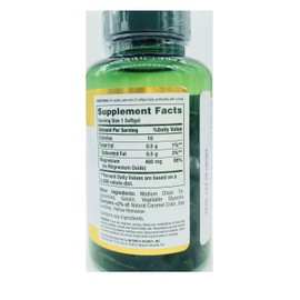 Nature’s Bounty Nature's Bounty Magnesium 400 mg Softgel 75.