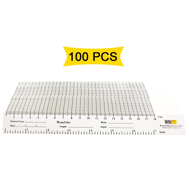 WIN TAPE 18cm / 7'' Educare Wound Ruler (Paper) Wound