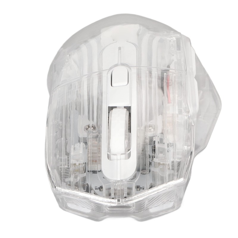 Gaming Mouse 2.4G Wireless Bluetooth Wired USB Transparent 3 Mode
