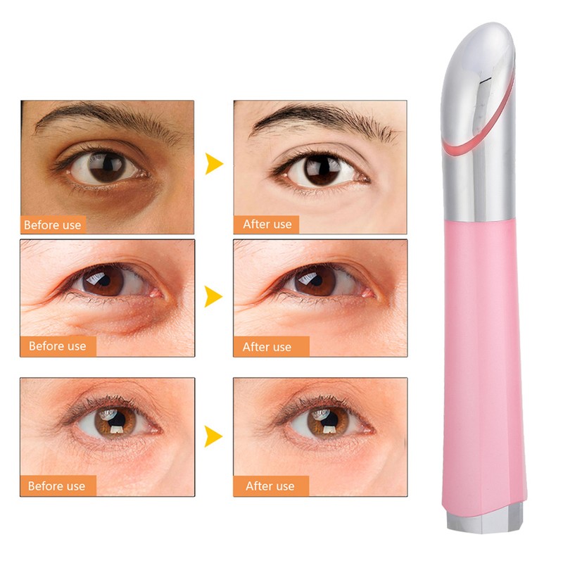 Red Blue Light Therapy Eye Massager Dark Circle Removal Hot