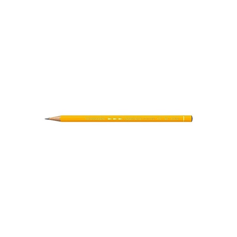 Caran d'Ache Technograph 0777.263 Pencil Hardness Grade: 3H Yellow