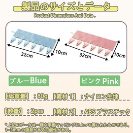 Pinch Hangers, 2 Pack Folding Hangers, Foldable, Travel Hanger, Travel Hanger, Hotel, Laundry Dryer, Travel Hanger, Travel Hanger, Portable Hanger, Hanger, Travel Hanger, Travel (Light Blue & Cherry