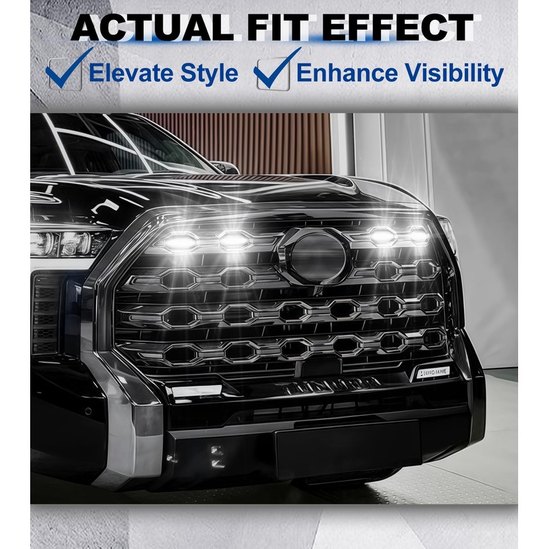 Grill Lights for Toyota Tundra 2022-2026 Platinum & 1794 Edition,