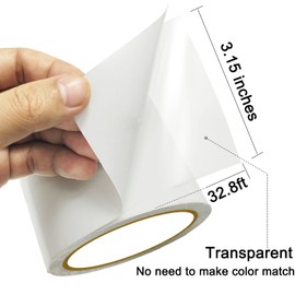 LANUCN Waterproof Tent Repair Kit - PVC Coated Surface and Ultrastrong Sticky Clear Tape, Fabric Repair for Canvas, RV Awning etc.