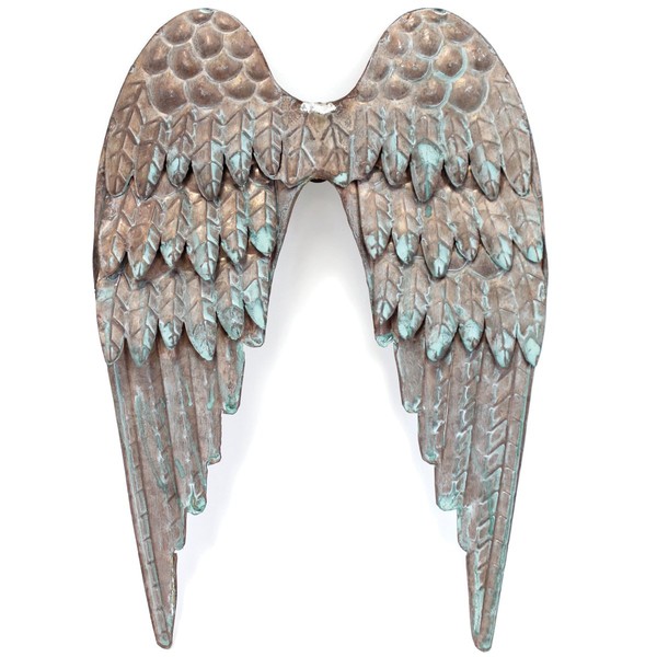 BCI Crafts Salvaged Metal Angel's Wings, 0.45000000000000007 x 7.15 x 10.4 cm, Multicoloured