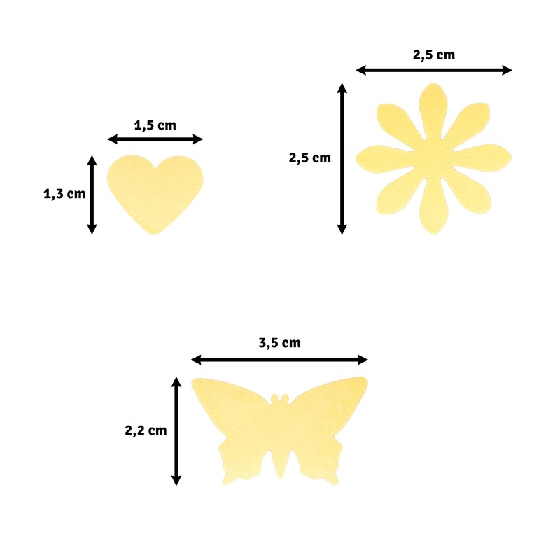 Vaessen Creative Stanzer Set - Motivstanzer - Herzen - 3