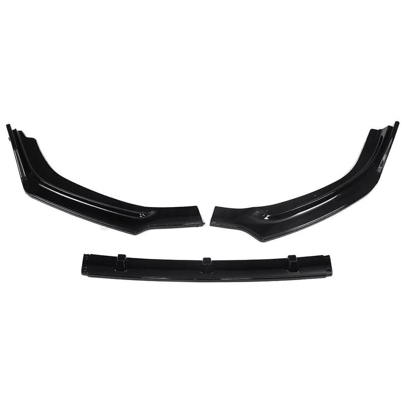 MUTUSAISI Gloss Black Front Bumper Lip Spoiler Splitter Fit For