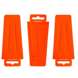 Poweka Plastic Felling Wedge 14 cm, ABS Plastic Wood Splitting Tree Cutting Wedge for Controlled Tree Felling (3 Packs)