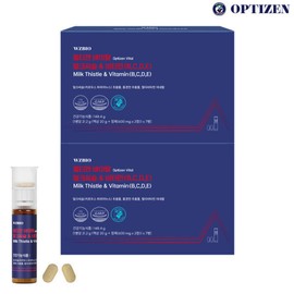 Optigen Vital Milk Thistle 7 packs, 2 boxes / Liver health + improvement of fatigue caused by stress / 옵티젠 바이탈 밀크씨슬 7입 2박스 / 간건강+스트레스로 인한 피로개선