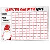 Fundraising Scratch Card Game Predict the Gonks Name Christmas Fayre